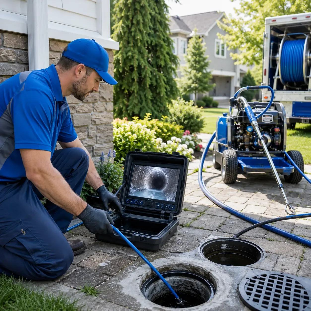 Outdoor drain cleaning professionals serving Michigan City, MS